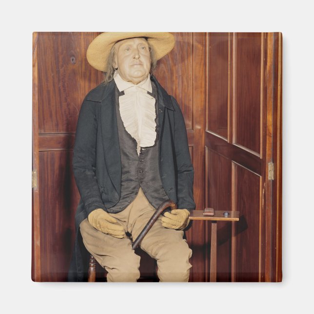 Embalmed body of Jeremy Bentham Magnet (Front)