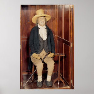 Embalmed body of Jeremy Bentham Poster