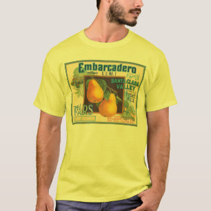 Embarcadero Brand Vintage Crate Label T-Shirt