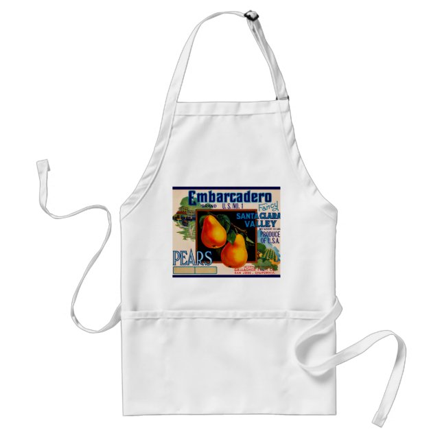 Embarcadero Fancy Santa Clara Pears Standard Apron (Front)