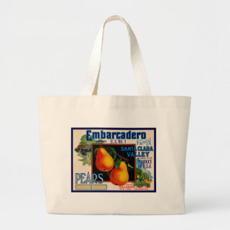 Embarcadero Pears Large Tote Bag