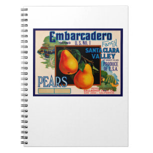 Embarcadero Pears Notebook