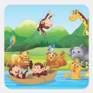 Embark on a Mini Safari Adventure (Sticker Sticker