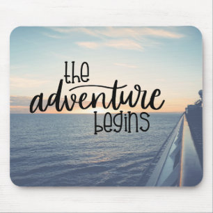 Embark on Adventure Mouse Mat