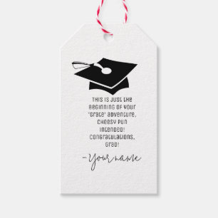 Embark on Your 'Grate' Adventure Cheesy Graduation Gift Tags