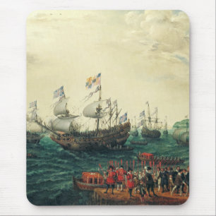 Embarkation at Margate of the Elector Palatine Mouse Mat