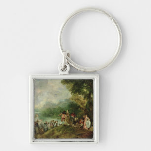 Embarkation for Cythera, 1717 Key Ring