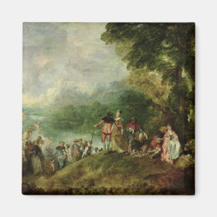 Embarkation for Cythera, 1717 Magnet