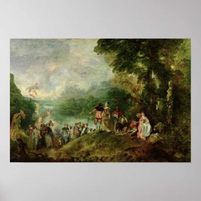 Embarkation for Cythera, 1717 Poster (Front)