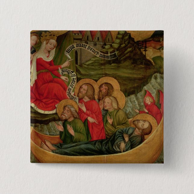 Embarkation of the body of St. James the 15 Cm Square Badge (Front)