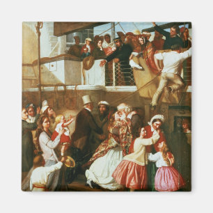 Embarkation Scene Magnet