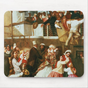 Embarkation Scene Mouse Mat