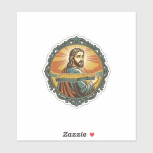 Embarrassed Jesus Tripping Flat Surface Public Clu