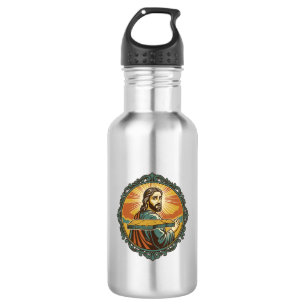Embarrassed Jesus Tripping Flat Surface Public Clu 532 Ml Water Bottle