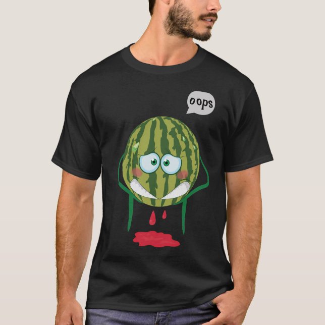 Embarrassed Watermelon T-Shirt (Front)