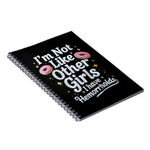 Embarrassing Hemorrhoids Inappropriate Adult Humou Notebook