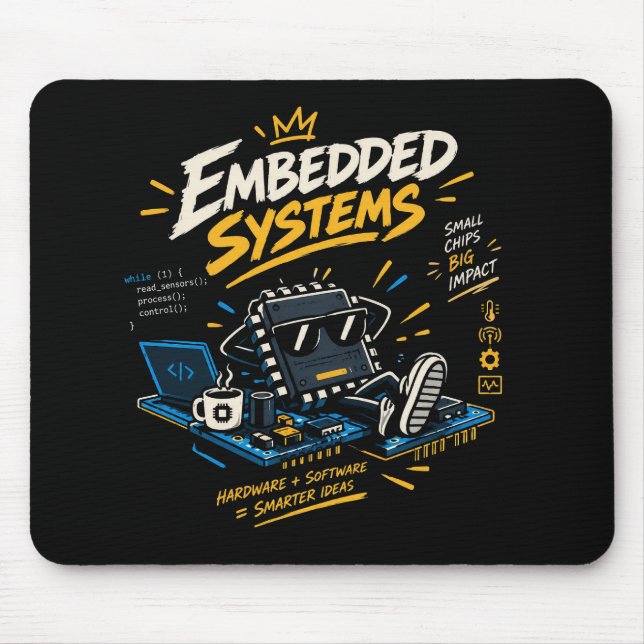 Embedded Systems Engineer Mouse Pad (Front)