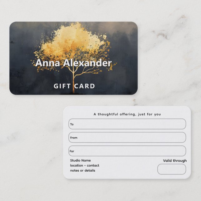 Ember Canopy | Minimal Design Business Card (Front/Back)