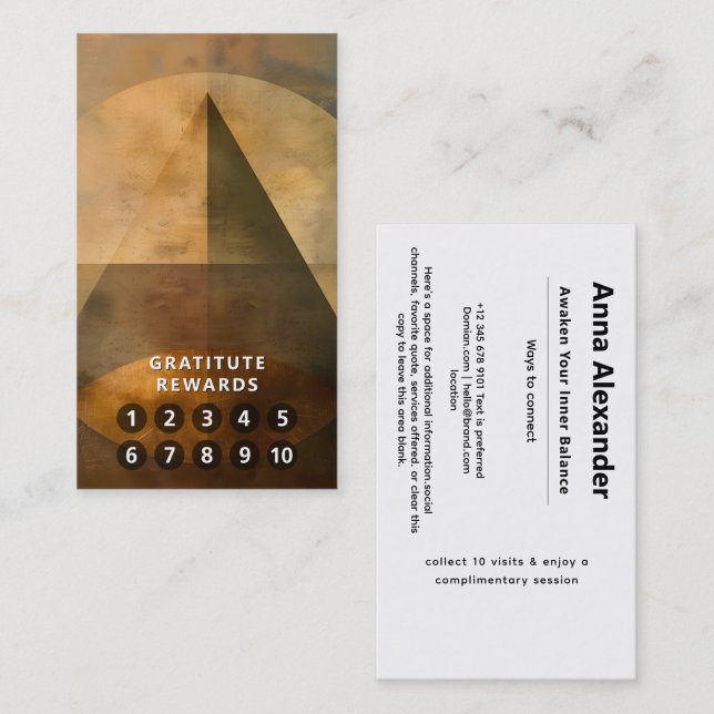Ember Canopy | Minimal Design Business Card (Front/Back)