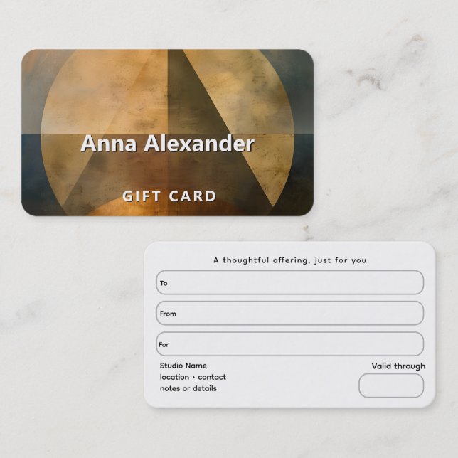 Ember Canopy | Minimal Design Business Card (Front/Back)