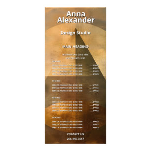 Ember Canopy Minimal Design Rack Card