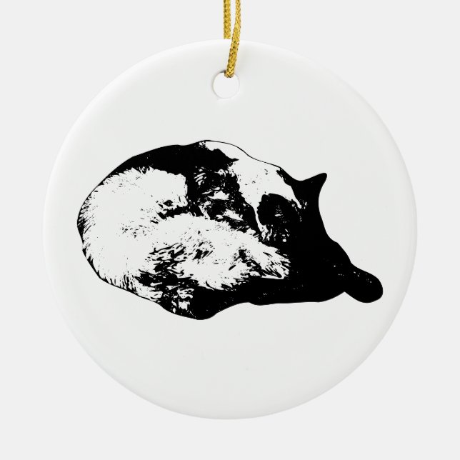 ember-corner warmth ceramic tree decoration (Front)