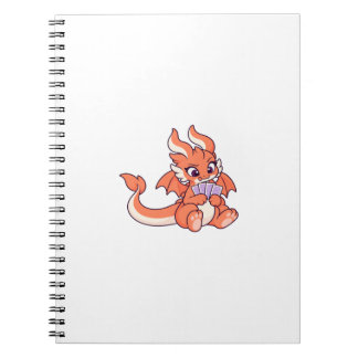 Ember Dragon Playing Cards Notebook