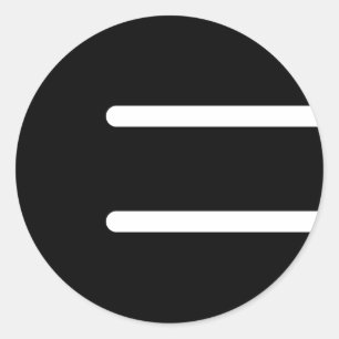 Ember Music "Black E" Sticker - 3"