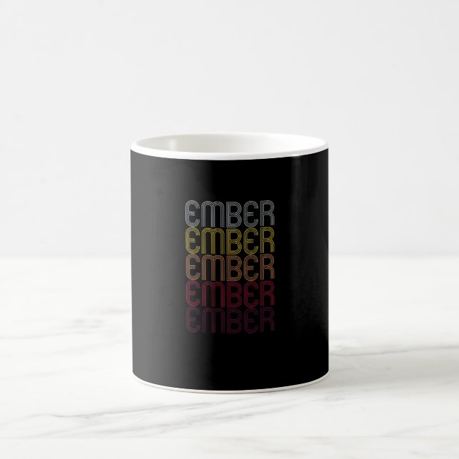 Ember Name Gift Personalised First Name Coffee Mug (Center)
