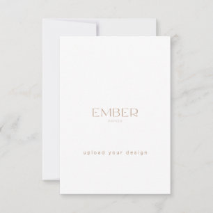 Ember Papier 3.5x5 Custom Card Upload Your Design