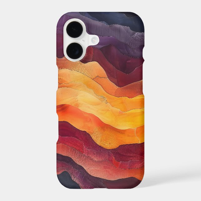 Ember Strata – Abstract Layers of Earth and Fire (Back)