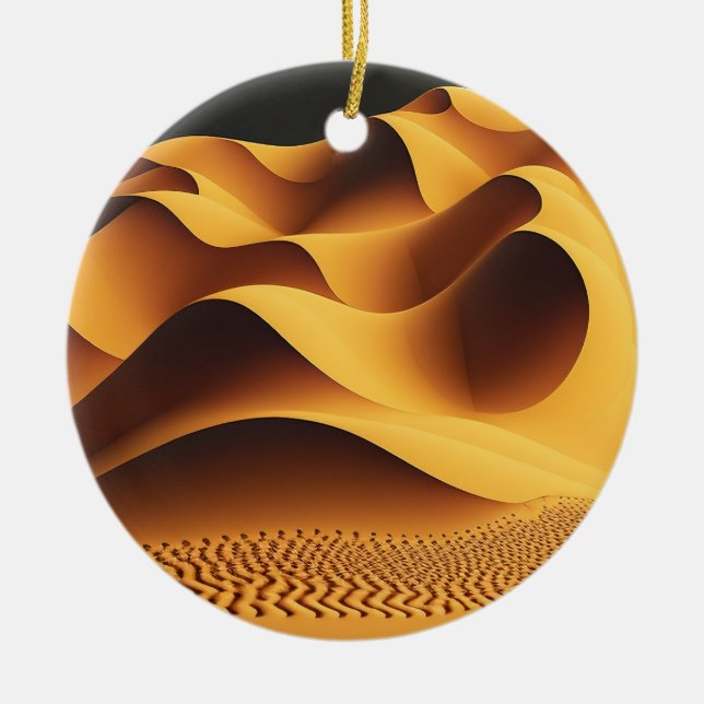 Ember Valleys Ceramic Tree Decoration (Front)