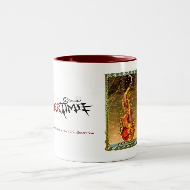 Embermug - Upon a Cast Two-Tone Coffee Mug (Center)