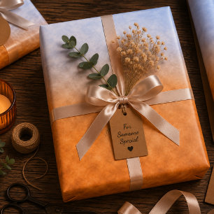 Embers in the Sky Wrapping Paper Sheet