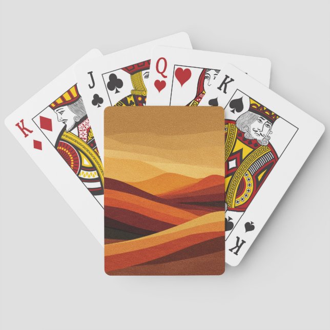 Embers of the Silent Dunes Playing Cards (Back)