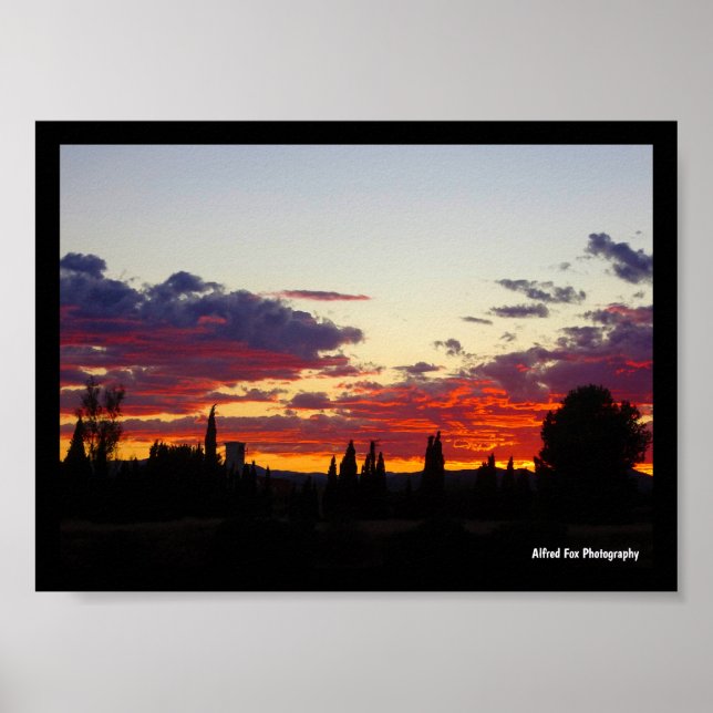 Embers of Twilight Landscape Poster (Front)