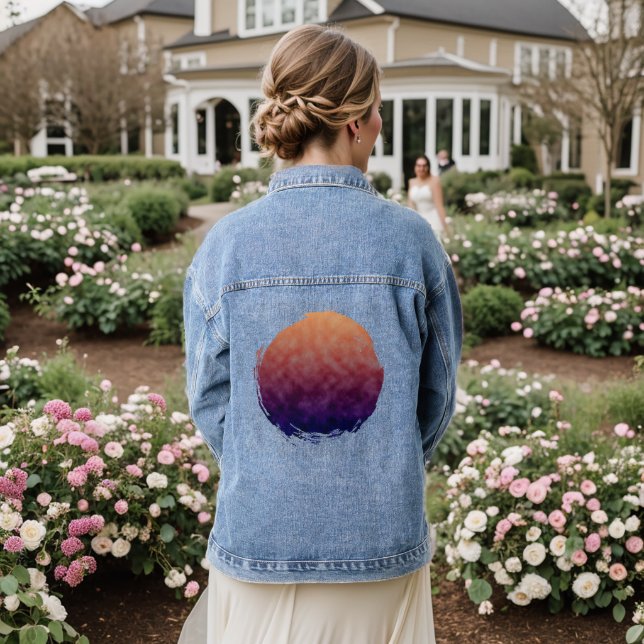Emberveil Denim Jacket (Wedding Back)