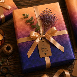 Emberveil Wrapping Paper Sheet