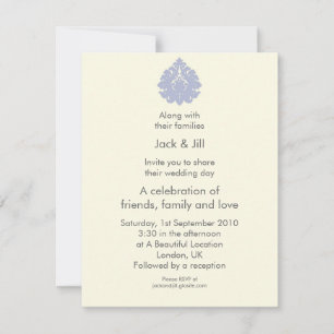Emblem (blue) 4.25x5.5 invitation