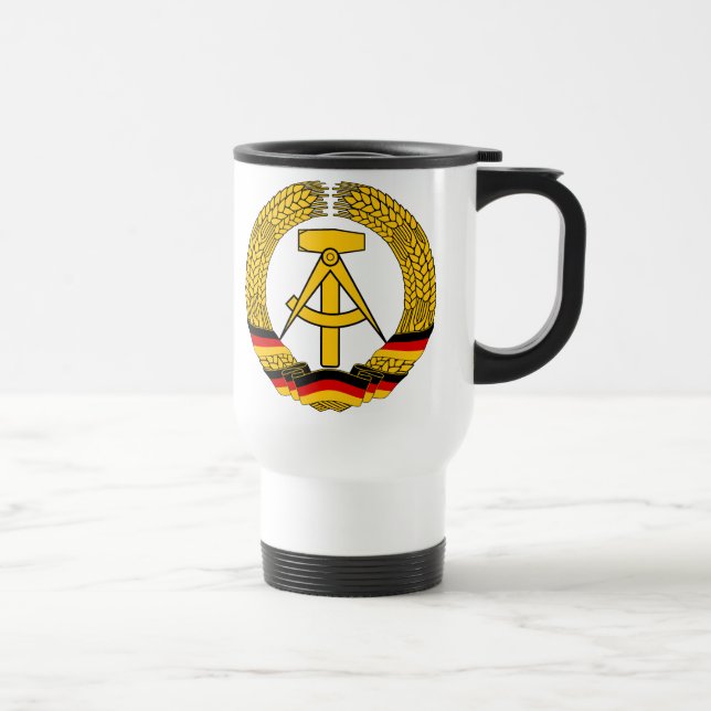 Emblem der DDR - National Emblem of the GDR Travel Mug (Right)