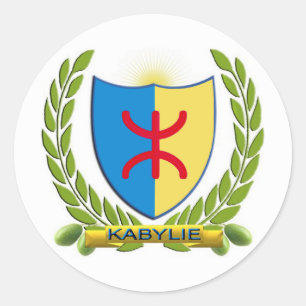 emblem kabylie 2010 classic round sticker
