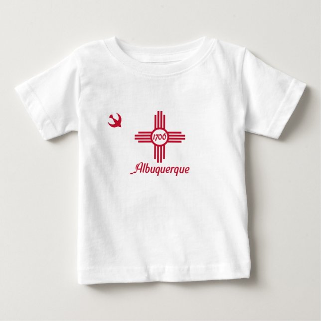 Emblem of Albuquerque, New Mexico Baby T-Shirt (Front)