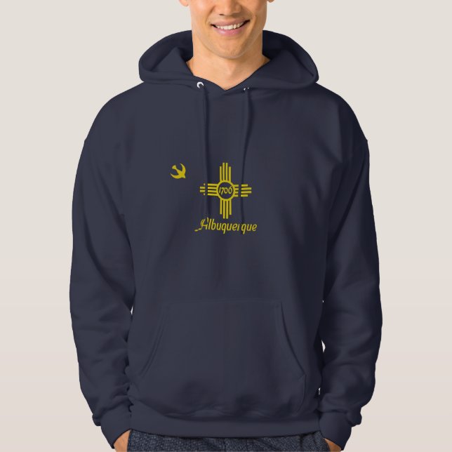 Emblem of Albuquerque, New Mexico Hoodie (Front)
