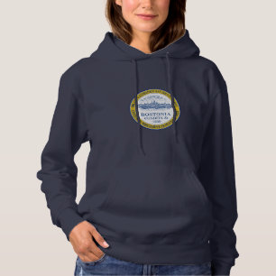 Emblem of Boston, Massachusetts Hoodie