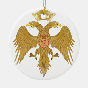 Emblem of Byzantine Ceramic Tree Decoration