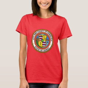 Emblem of city of Honolulu, Hawaii T-Shirt
