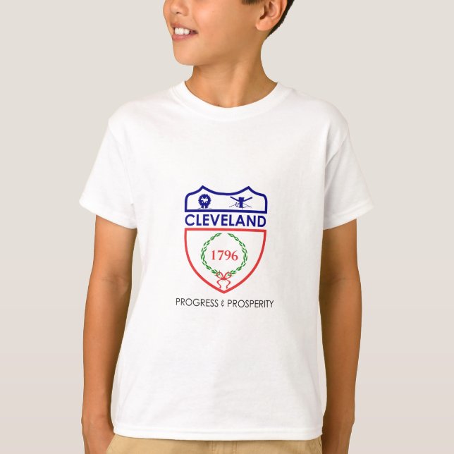 Emblem of Cleveland, Ohio T-Shirt (Front)