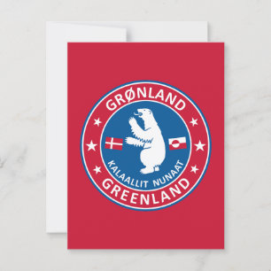 Emblem of Greenland Postcard