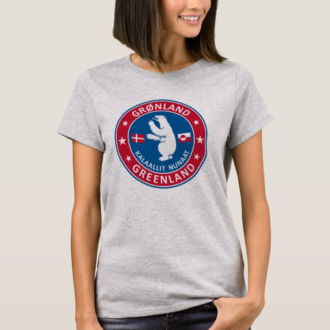Emblem of Greenland  T-Shirt (Front)