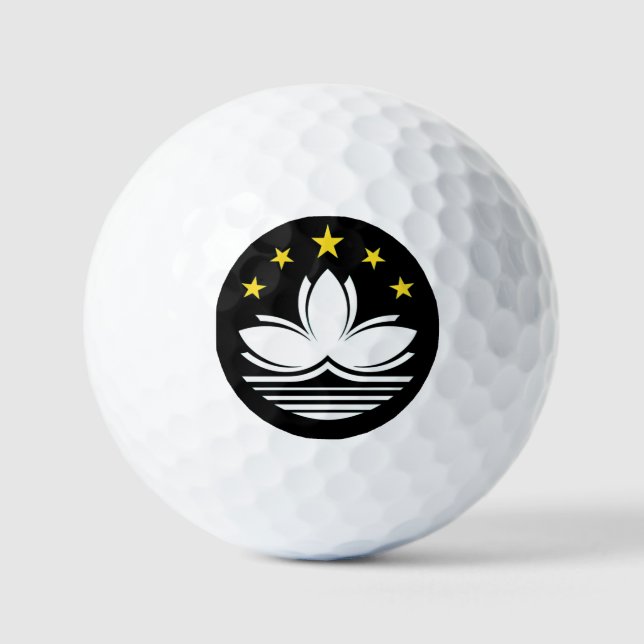 Emblem of Macau Golf Balls (Front)